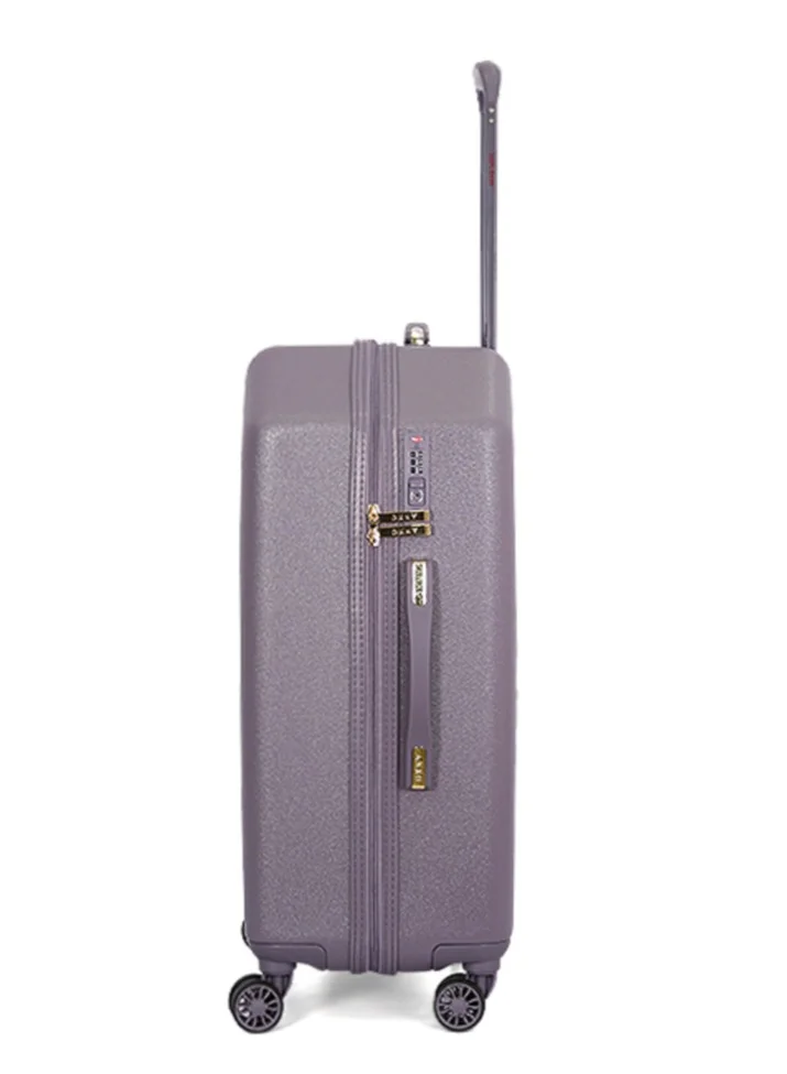 DKNY Dkny Allure Hardside Luggage on Wheels for Unisex | Ultra Lightweight ABS on with Spinner Wheels 4 Color Black/Rose Pulm