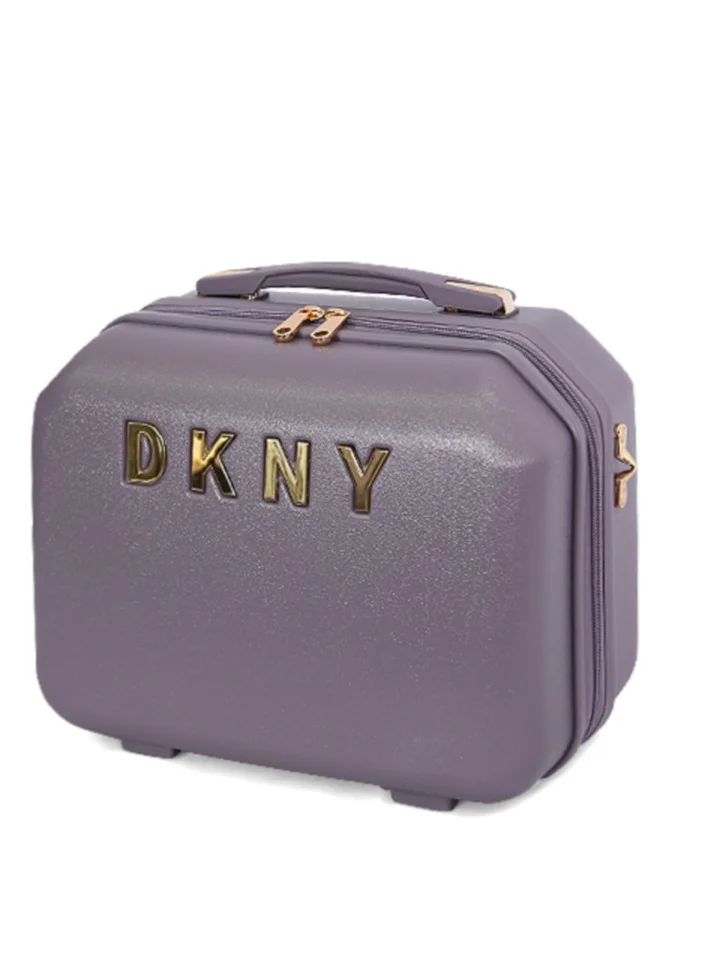 DKNY Dkny Allure Hardside Luggage on Wheels for Unisex | Ultra Lightweight ABS on with Spinner Wheels 4 Color Black/Rose Pulm
