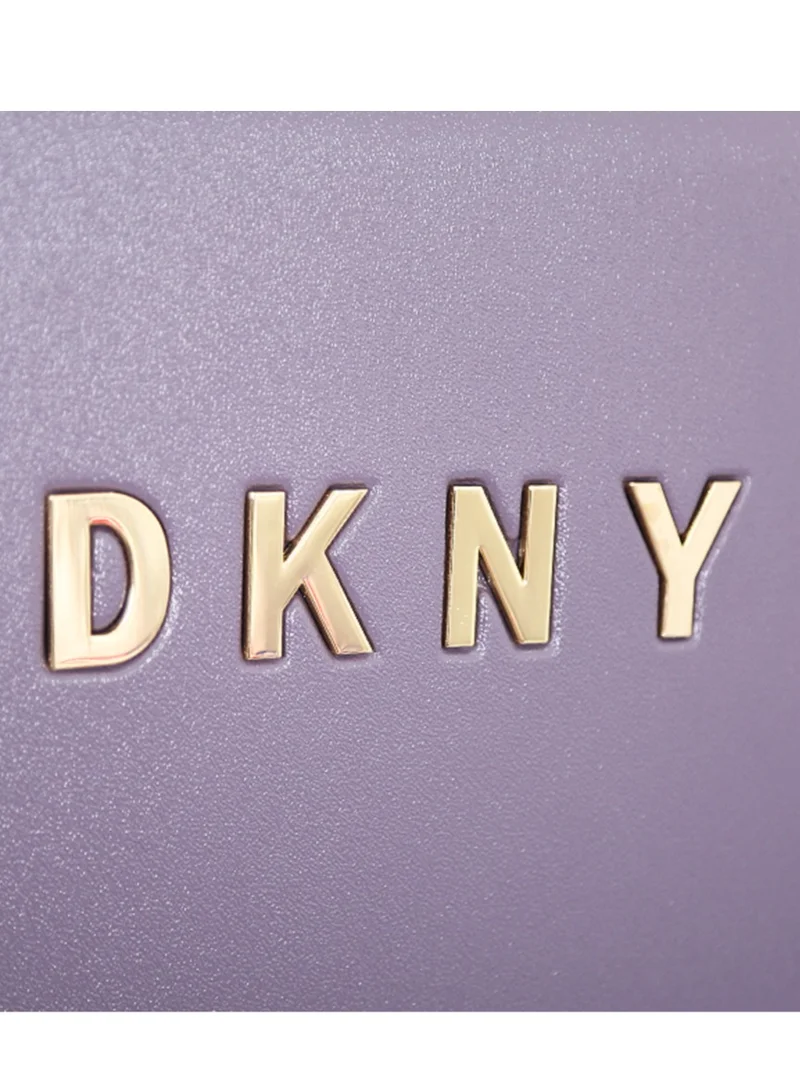 DKNY Dkny Allure Hardside Luggage on Wheels for Unisex | Ultra Lightweight ABS on with Spinner Wheels 4 Color Black/Rose Pulm