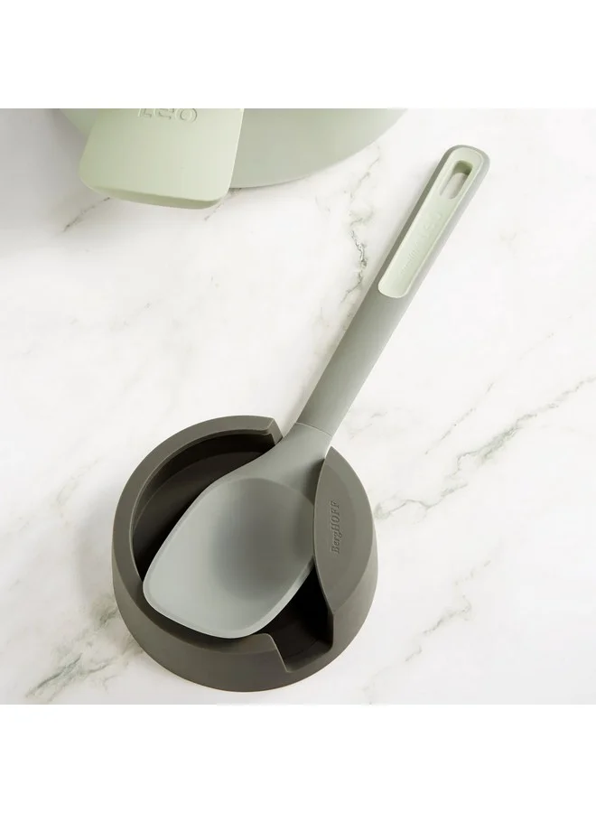 Berghoff Leo Balance Dishwasher Safe Nylon Serving Spoon Grey and Green 4 x 6.5 x 32 cm 3950413