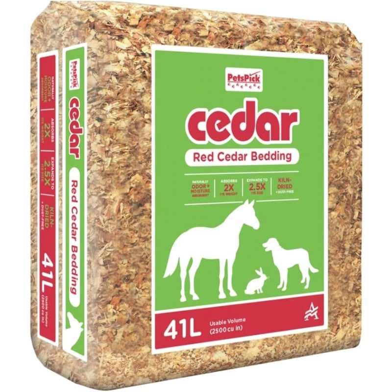 Kiln Dried Red Cedar Bedding 41L