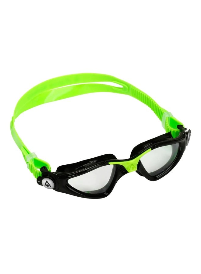 AQUASPHERE Kayenne Junior Swimming Goggles Black Lime Clear Lens - Image 4