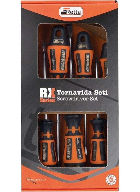Strongart - Retta RXS-6000 Screwdriver Set 6 Piece Rx Series - Image 1