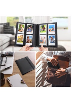 NANAO ألبوم كتب صغير من Pieces Of Moment، ألبوم صور صغير 160 جيبًا لكاميرا Fujifilm Instax Mini، وPolaroid Snap، وZ2300، وكاميرات SocialMatic الفورية وطابعة Zip الفورية، مع 50 لونًا  - Image 5