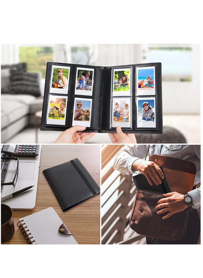 NANAO Pieces Of Moment Mini Book Album,160 Pockets Mini Photo Album for Fujifilm Instax Mini Camera, for Polaroid Snap, for Z2300, for SocialMatic Instant Cameras & for Zip Instant Printer,with 50 Colorful - Image 5