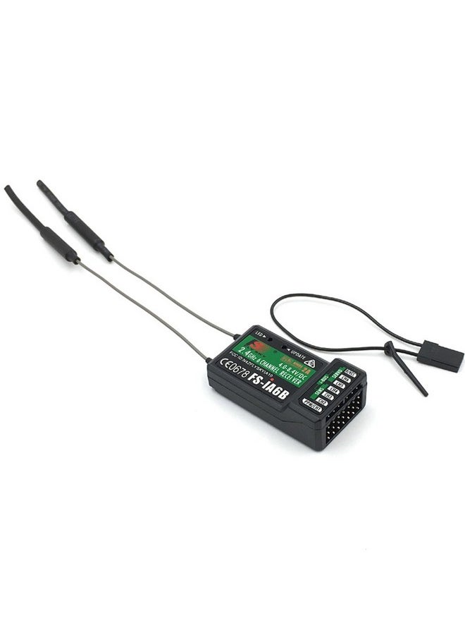 Flysky - Fsia6B Receiver 2.4G 6Ch With Double Antenna Compatible Fs I6 Fs I6X I10 Transmitter Remote Control - Image 1
