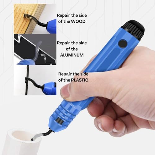 Flavizo Deburring Tool Kit, NB Handle with 10 Extra Blades, Hand Rotary Cutter for Plastic, Wood, Resin and Other Soft Materials – 11 Piece Set for DIY and Craft Projects - Image 4