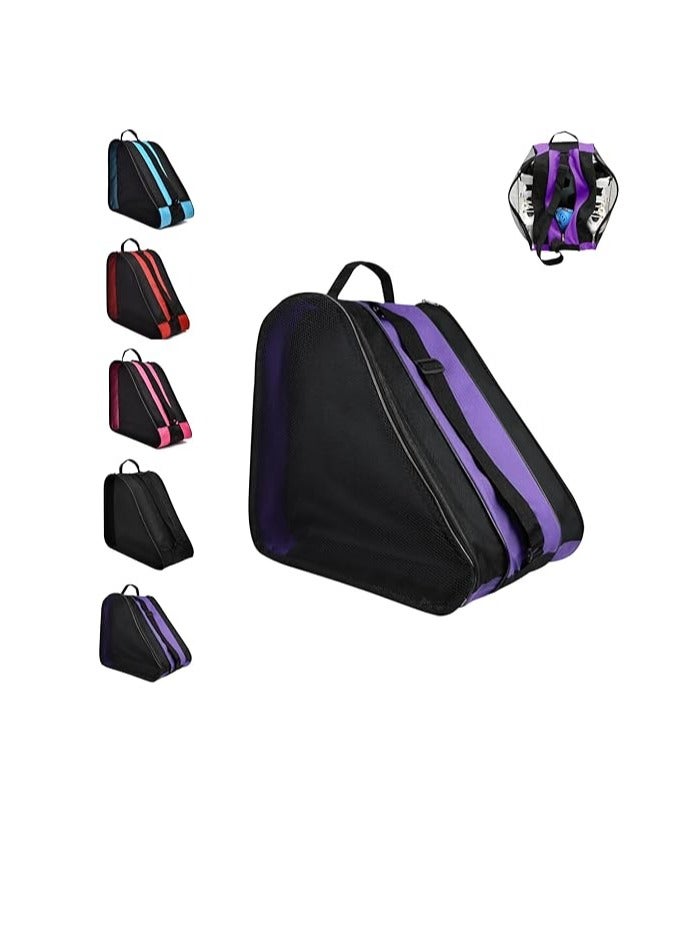 DAYONG Roller Skate Bags, Oxford Cloth Ice Inline Skates Bag with Adjustable Shoulder Strap for Kids and Adult, Large Capacity Skate Bag for Skates Shoes, Helmet Other Skate Accessories - Image 1