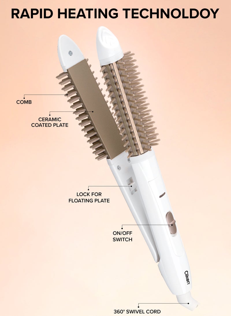 CLIKON HAIR STRAIGHTENER WITH COMB - 35W - Image 5