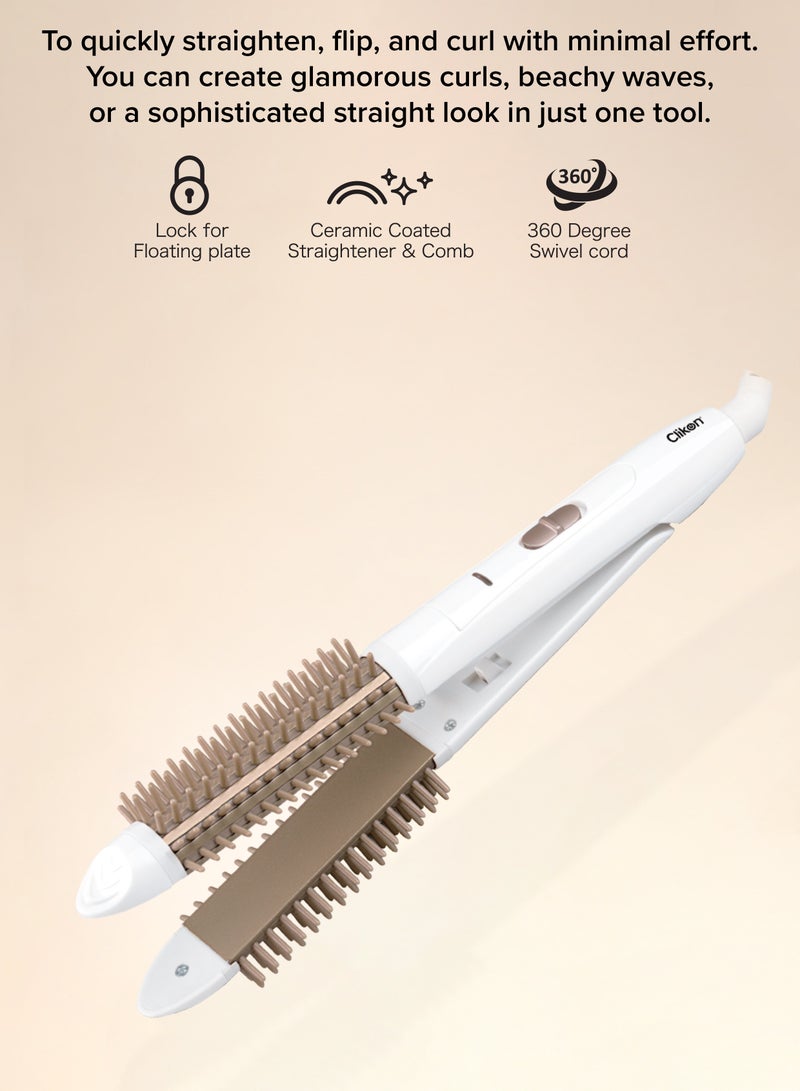 CLIKON HAIR STRAIGHTENER WITH COMB - 35W - Image 4
