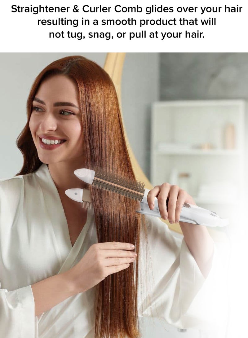 CLIKON HAIR STRAIGHTENER WITH COMB - 35W - Image 3