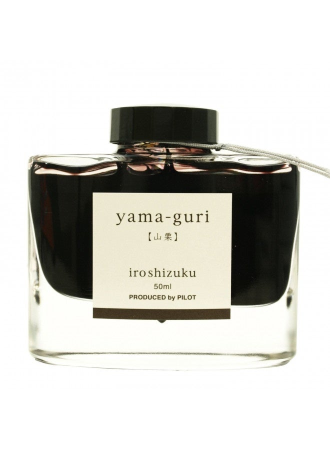 PILOT Pilot Iroshizuku Fountain Pen Ink - 50 Ml Bottle - Yama-Guri Wild Chestnut (Dark Brown) (Japan Import) - Image 3