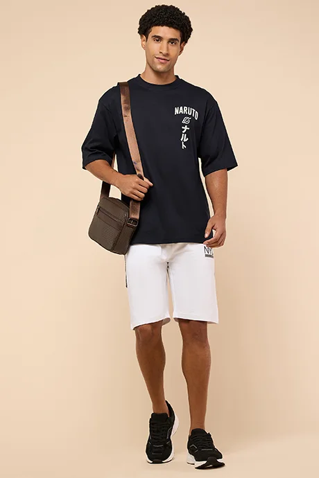 أر أند بي Printed Shorts with Drawstring Waist