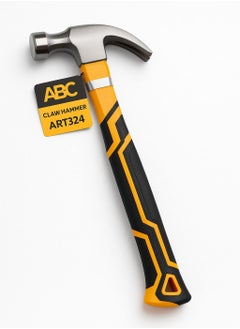 ABC Claw hammer for construction, carpentry and nail pulling, strong and durable head, curved claw tail, comfortable slip-resistant handle, durable anti-rust construction, streamlined design for greater control and perfect work precision, home, professional and general construction uses  - Image 2