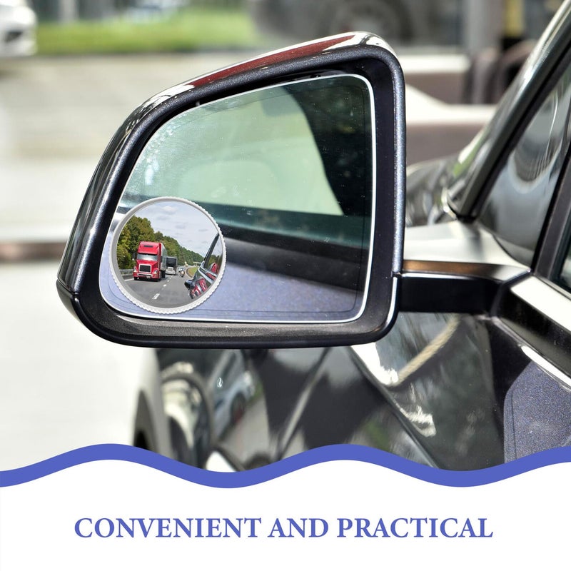 360 Degree Adjustable Wide Angle Blind Spot Mirror with Suction Cup for Parking Reversing - Image 4