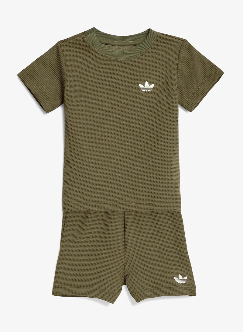 Adidas Originals Infant Regular Waffle Short T-Shirt Sets
