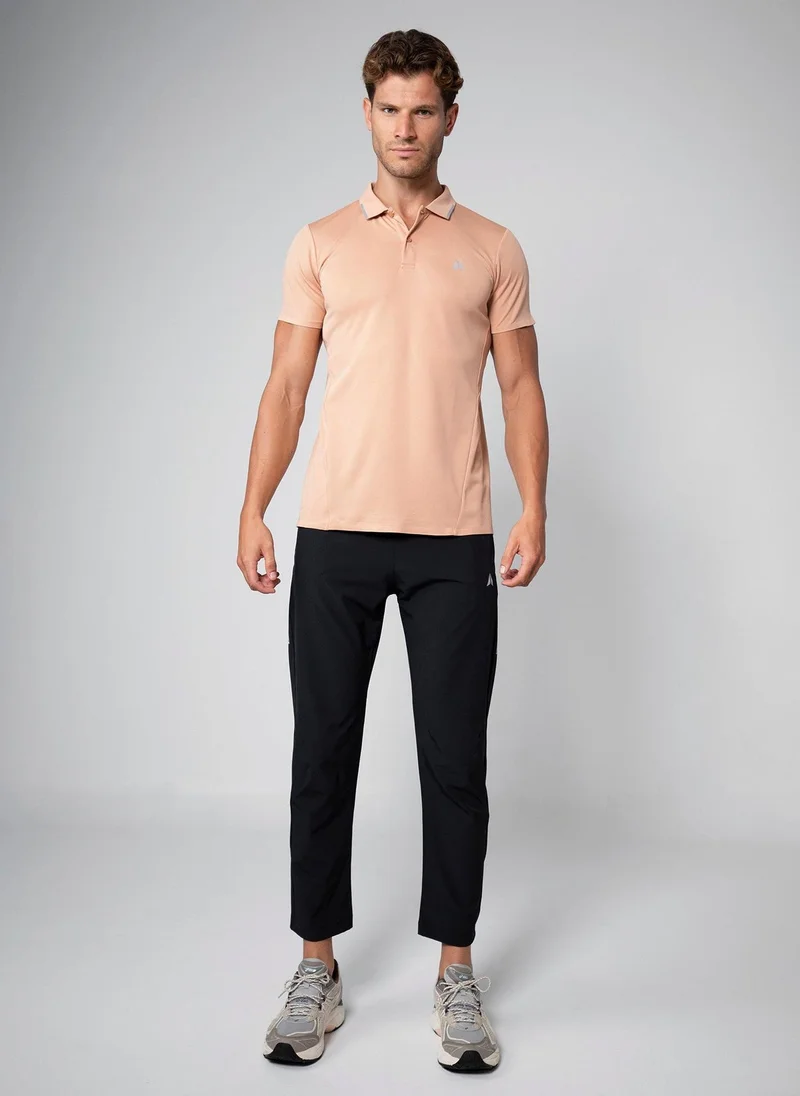 Aora  Aora Men's Performance Polo – Moisture-Wicking, Tailored Fit, Sport-Casual Style – Terracotta for Men | Best Price UAE