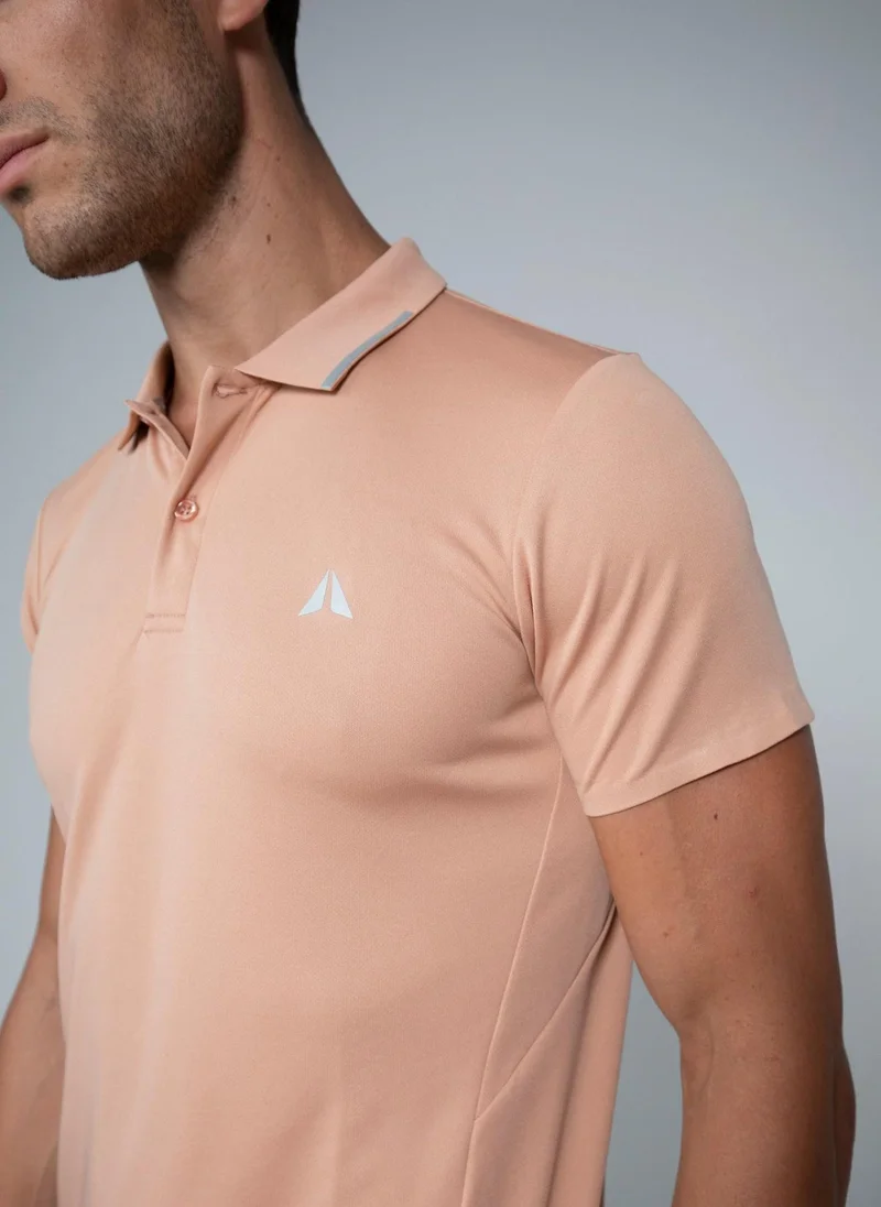 Aora  Aora Men's Performance Polo – Moisture-Wicking, Tailored Fit, Sport-Casual Style – Terracotta for Men | Best Price UAE