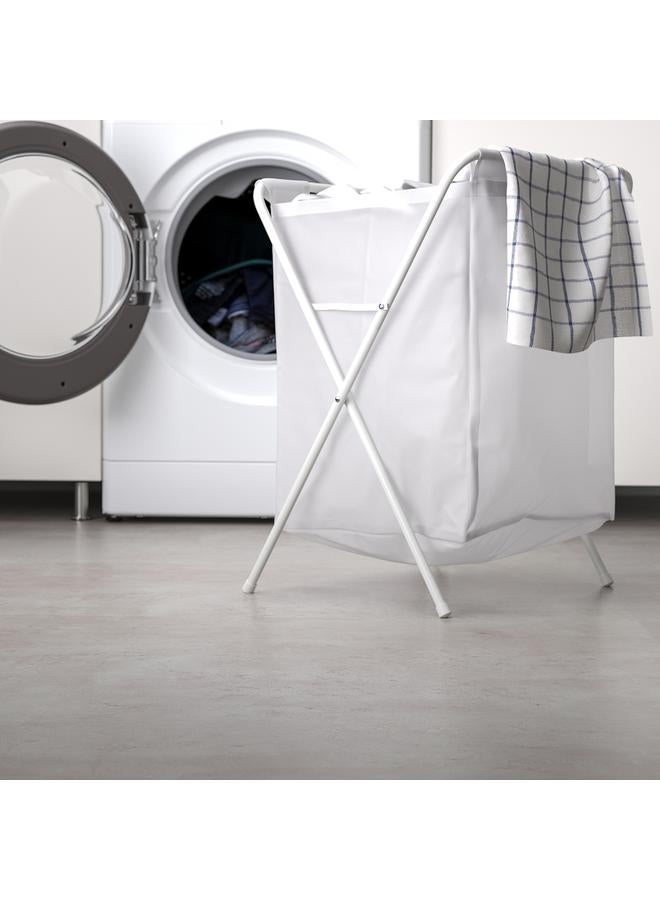 Zaboon Laundry Bag With Stand, White, 50 L - Image 3