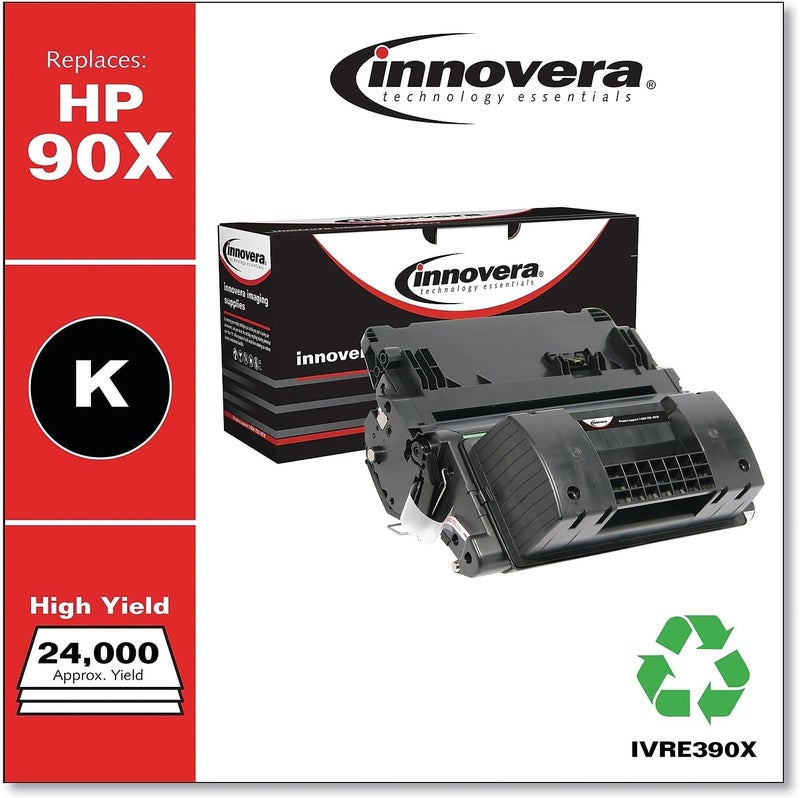 Innovera Remanufactured HY Toner CartridgeReplacement for CE390X 90X Black - Image 2