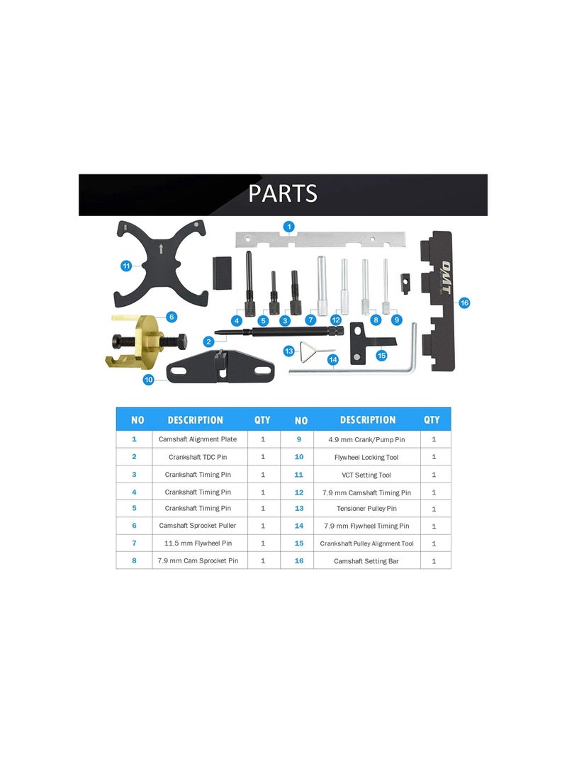 Generic Engine Timing Tool Kit Compatible with Mazda and Ford Camshaft  - Image 3