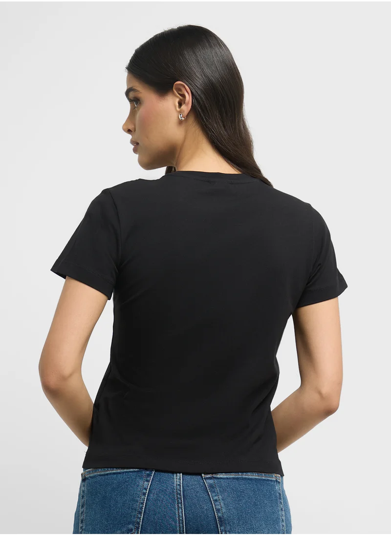 جس Crew Neck T-Shirt