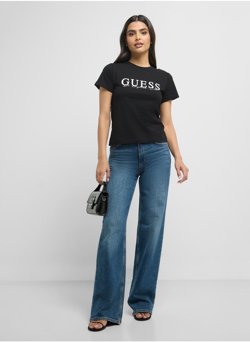 GUESS Crew Neck T-Shirt  - Image 4