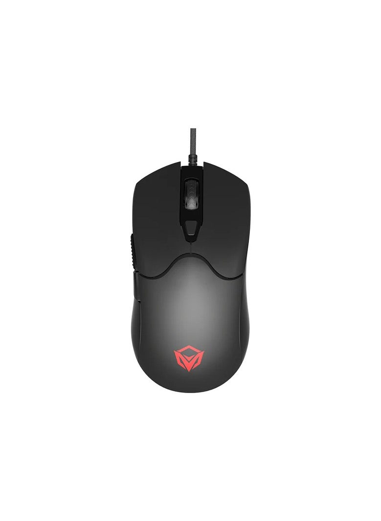 Generic Meetion GM21 2023 RGB Backlight Wired Gaming Mouse - Black 