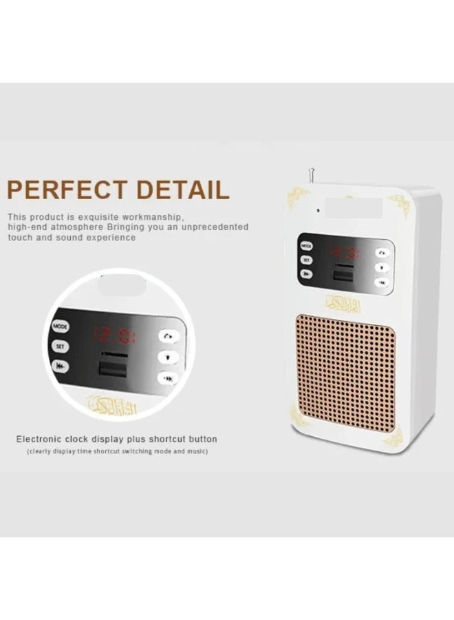 BEYTOR Wall Quran Bluetooth Speaker SQ-669 with LED Light, Wireless Audio, MP3 Support and Remote Control - Image 4