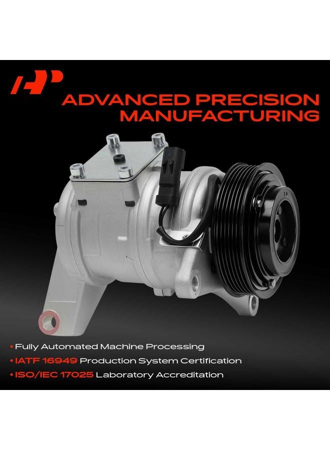 A-Premium A/C AC Compressor with Clutch Compatible with Dodge Caravan/Grand Caravan Chrysler Town & Country Plymouth Voyager/Grand Voyager 3.3L 3.8L - Image 3