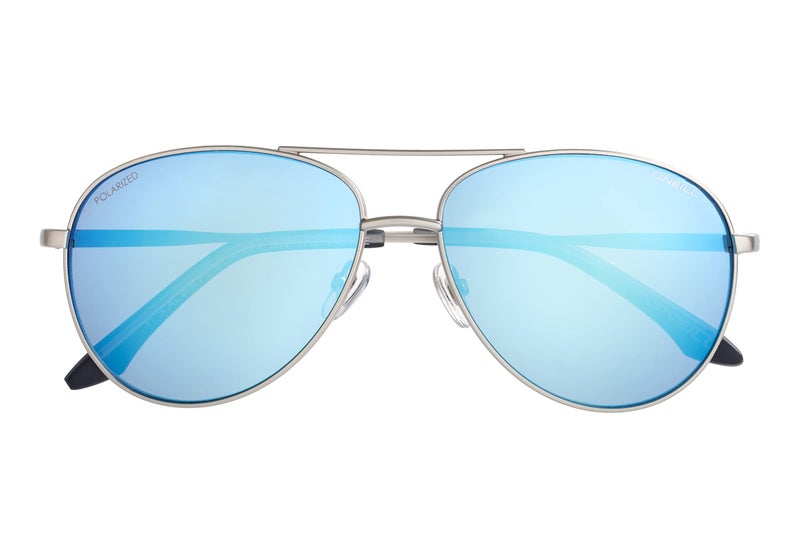 O'NEILL POHNPEI 2.0 Polarized Aviator Sunglasses for Men, Women, 59 mm, UV400 Protection, Matte Silver - Image 2