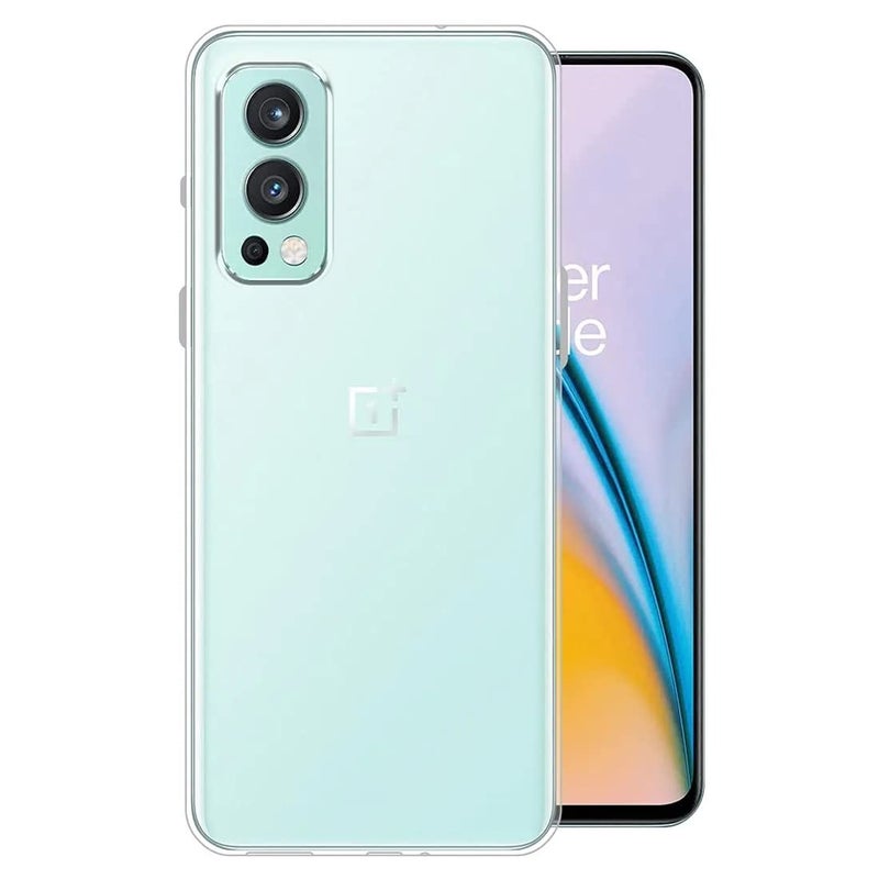 Nishtech غطاء خلفي شفاف هجين ناعم رفيع مضاد للغبار لجهاز OnePlus Nord 2 5G مع حماية الكاميرا - Image 1