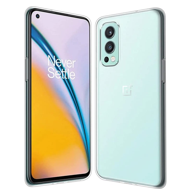 Nishtech غطاء خلفي شفاف هجين ناعم رفيع مضاد للغبار لجهاز OnePlus Nord 2 5G مع حماية الكاميرا - Image 2
