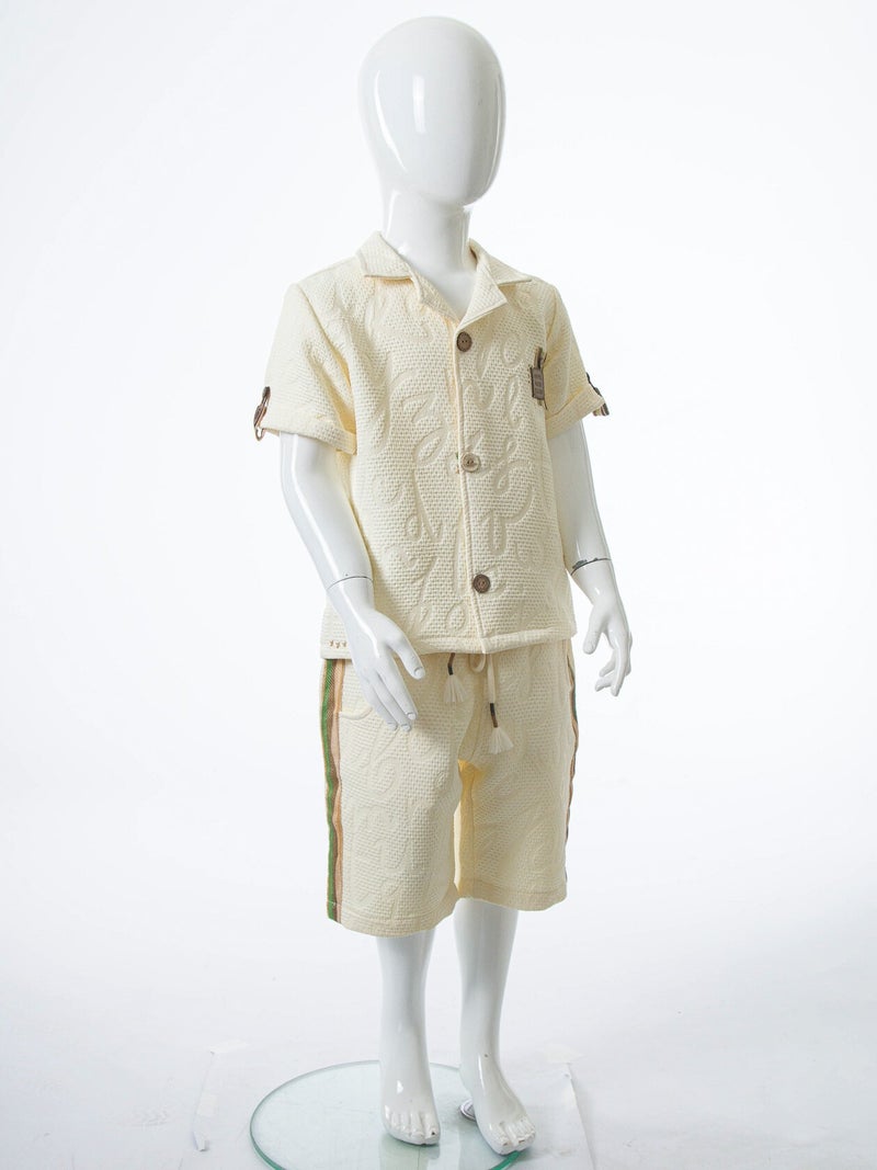 Hype Boys' two-piece summer set (shirt + shorts) for ages 1 to 5 years 6231 - Image 5