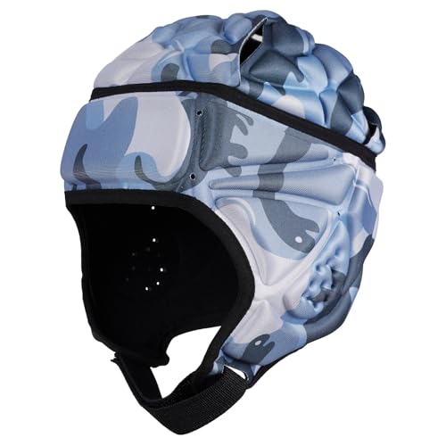 Bosgladek Football Helmet, Soft Rugby Headguards 7v7 Rugby Helmet Soft Padded Headgear Rugby Helmet Headguard Autism Special Needs Head Protection for Adults Kids - Image 1