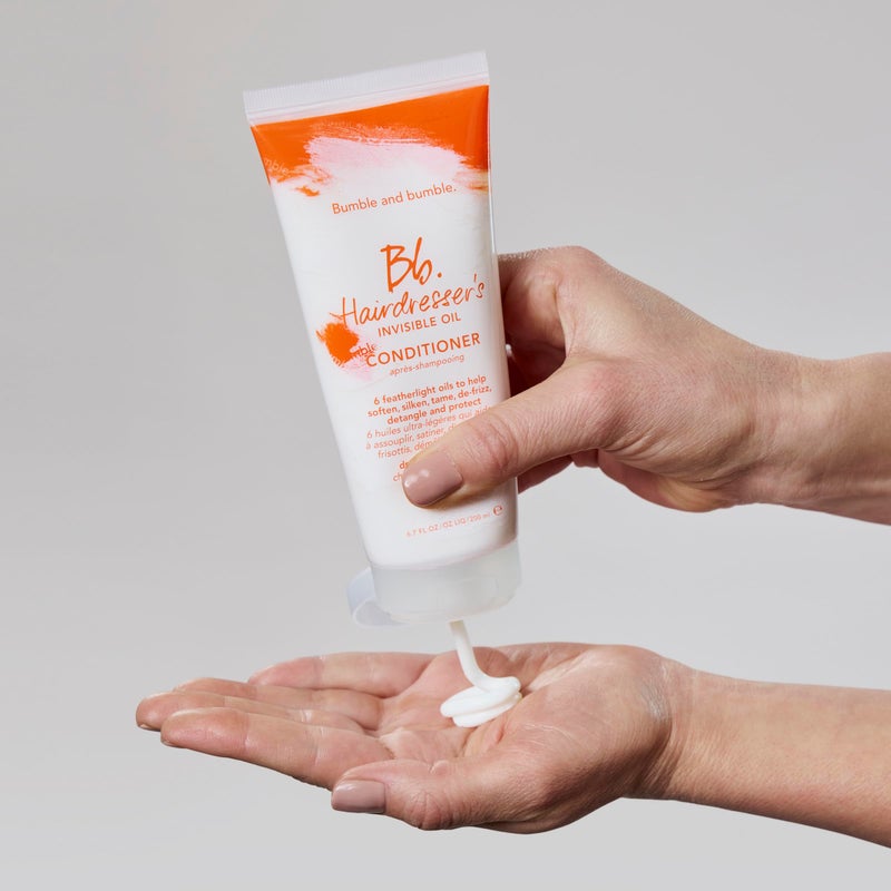 Bumble and bumble. Hairdresser's Invisible Oil Hydrating Conditioner | Hydrating, Anti Frizz, Shine, Color Safe | Curly, Wavy, Straight | With Argan Oil, Coconut Oil + Grapeseed Oil, 6.7 Fl Oz - Image 3