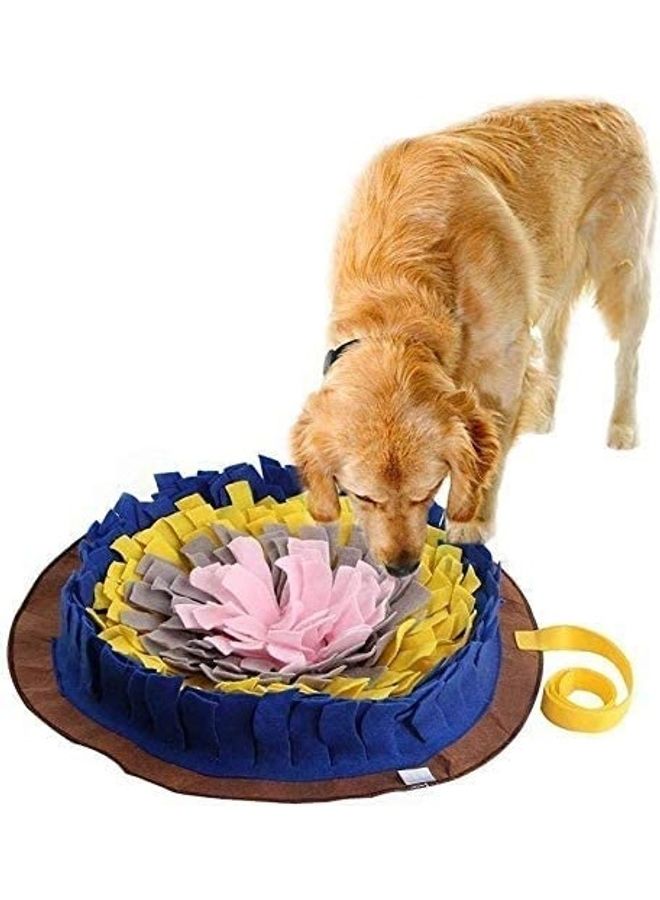 NIBEMINENT Pet Brain Games Snuffle Mat Multicolour - Image 2
