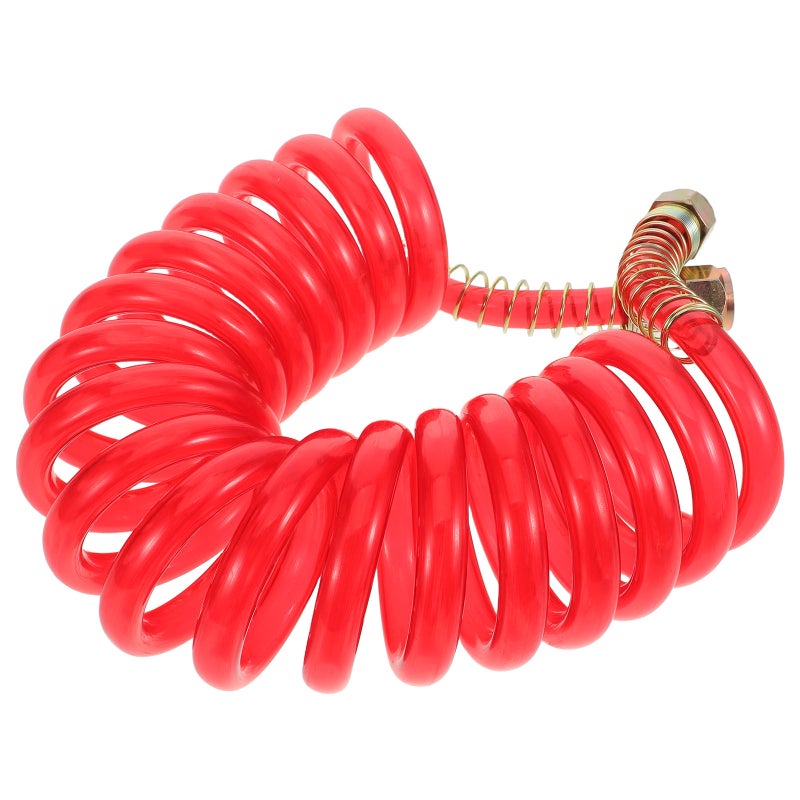 Brake Cooling Hose: 13.12ft Semi Trucks PU Coiled Water Hose Flexible & Heavy Duty - Semi Trucks Accessories for Trailer Brake Cooling System - Automotive Accessories - Image 1