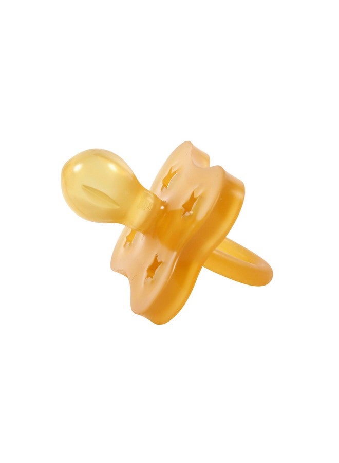 Sweetie Rubber Pacifier Star Shape Rubber Natural Rubber With Rounded Nipple 1 Count (6 12 Medium) - Image 5