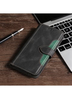 For S24 Plus Protective Case S21 FE Multi-function Mobile Phone Leather Case For SamsungS22 Plus Flip Leather Case-Color:Black-Applicable Model:For SamsungS21 Plus