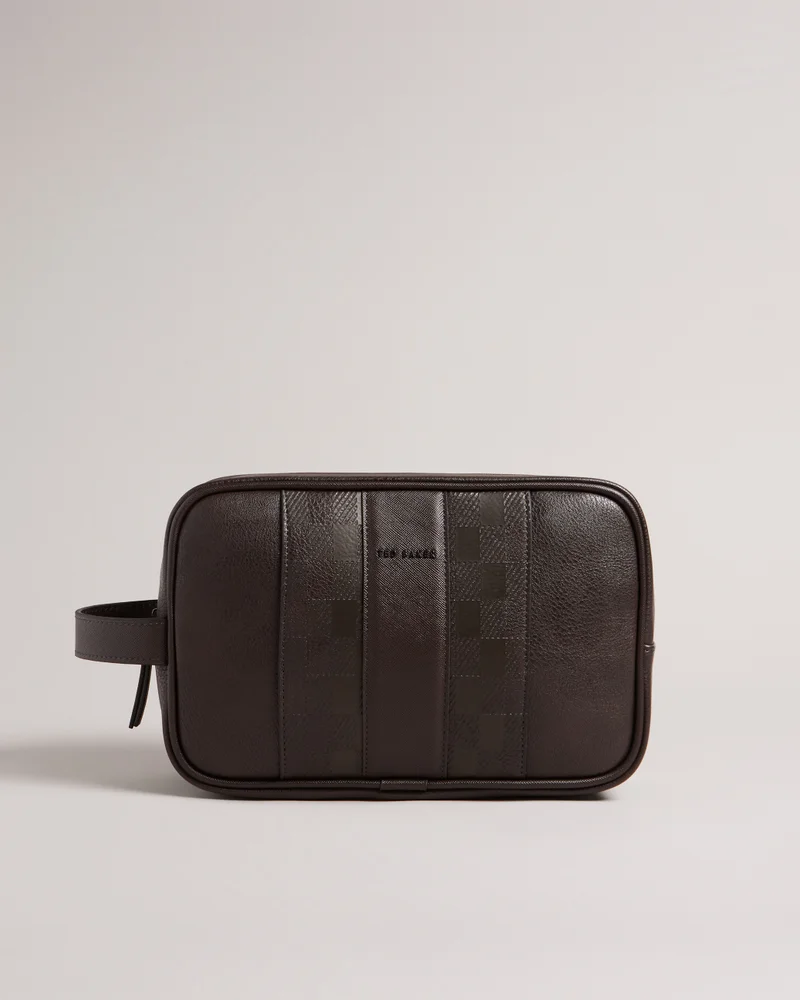 Ted Baker House Check PU Washbag