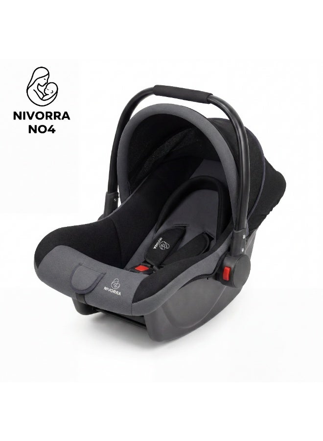 NIVORRA Newborn Infant Car Seat & Carrier, Lightweight, 3-Point Harness, 0-13 kg (0-15 Months) - Image 1