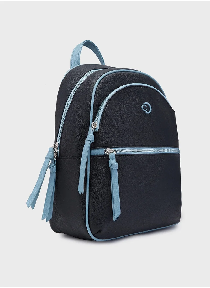 CAPRESE CAPRESE-MIA FASHION BACKPACK MEDIUM BLACK