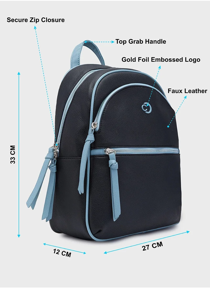 CAPRESE CAPRESE-MIA FASHION BACKPACK MEDIUM BLACK