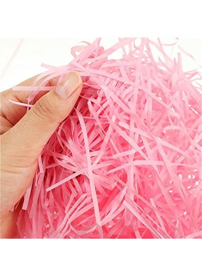 Arabest Pink Raffia Grass Filler Paper Shreds for Gift Packaging, Perfect for Mother's Day, , Weddings, Birthdays, and Anniversaries - 9oz  - Image 4