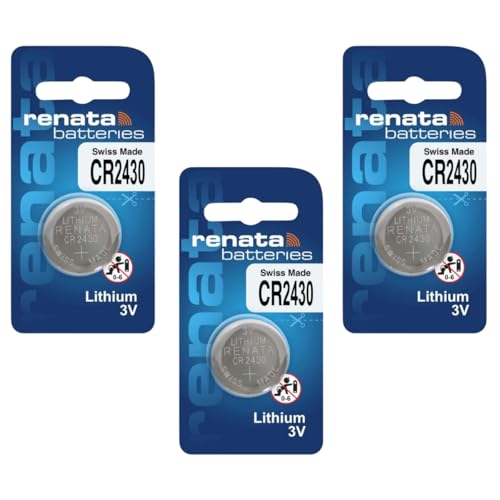 IMAGINEA CR2430 Battery Compatible with Renata Lithium Coin Cell 3V, Swiss Made Type C Battery Suitable for Key fobs, Scales Wearables & Medical Devices Fresh Stock - Image 1