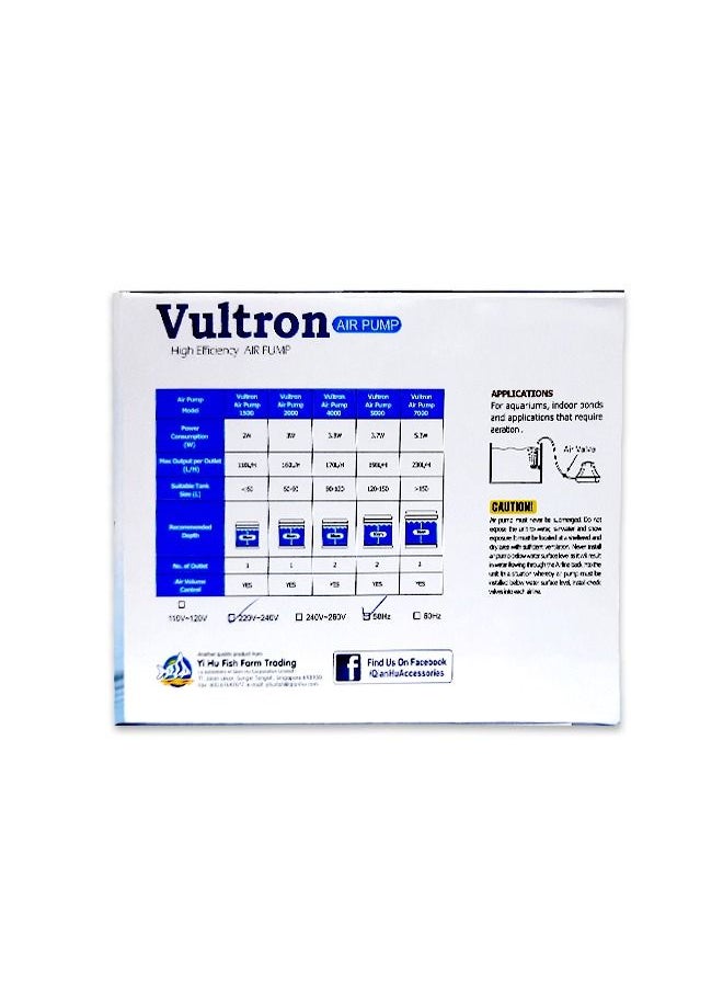 Ocean Free - Vultron Aquarium Air Pump - 2000 - Image 1