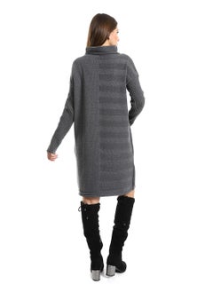 Caesar Women Long Wool Pullover With High Neck  - Image 4