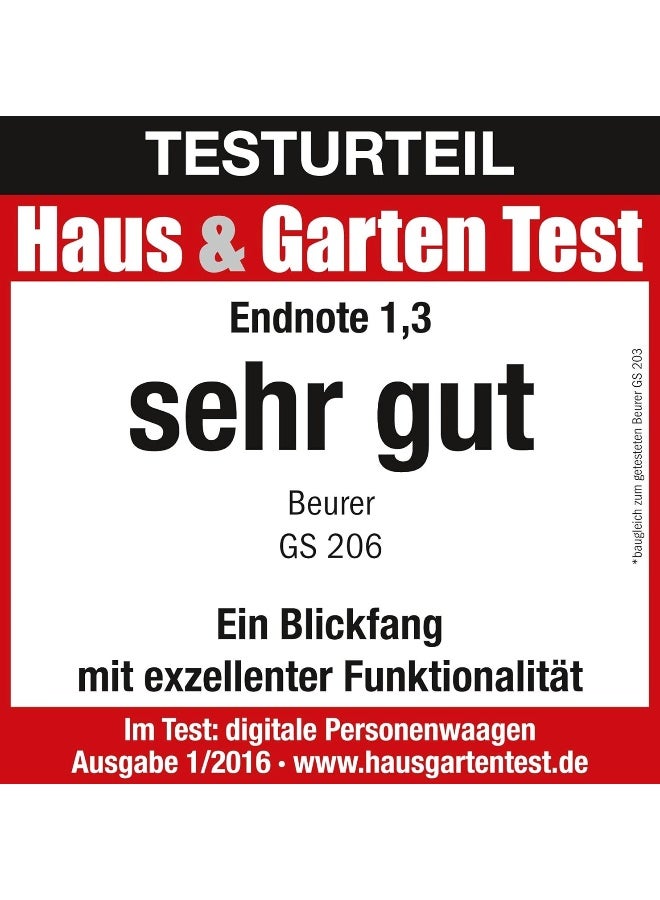 Beurer Gs 206 Squares Glass Scale - Image 2