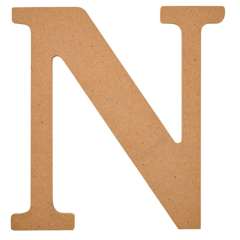 Plaid Unfinished Wood Letter 8 Wooden Surface Perfect for DIY Arts and Crafts Projects 63593 - Image 3